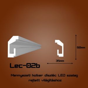 Lec-02B Mennyezeti rejtett világítás díszléc