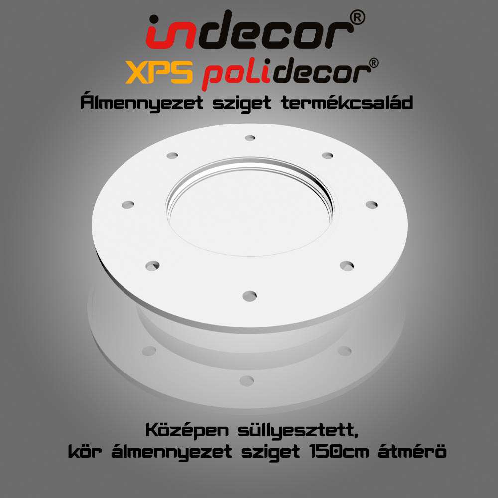 K-150 150cm XPS Kör álmennyezet sziget
