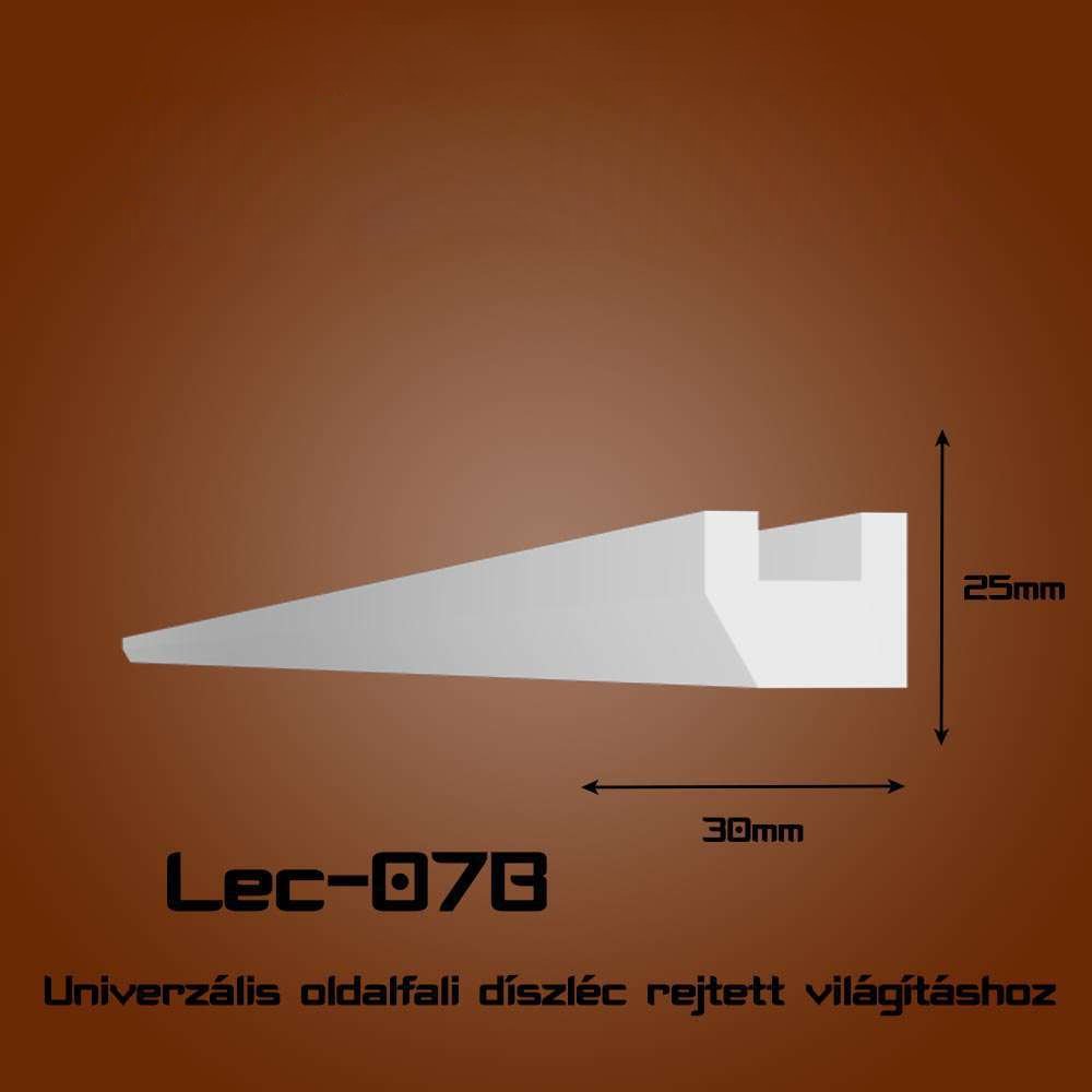 Lec-07B Univerzális oldalfali rejtett világítás díszléc