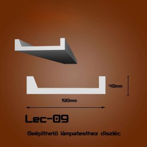 Lec-09 Oldalfali spot világítás díszléc