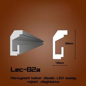 Lec-02A Mennyezeti rejtett világítás díszléc