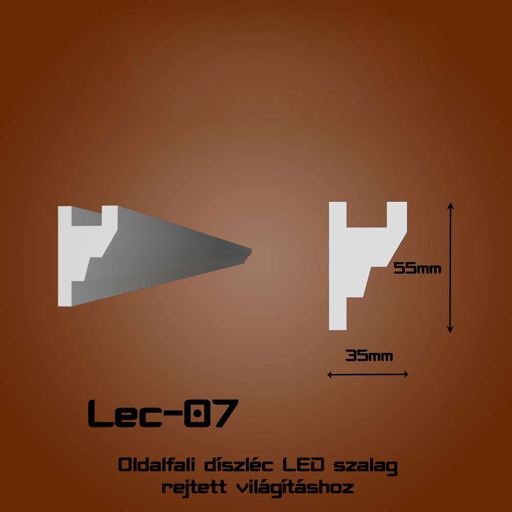 Lec-07 Oldalfali rejtett világítás díszléc