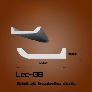 Lec-08 Oldalfali spot világítás díszléc