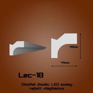Lec-18 Oldalfali rejtett világítás díszléc