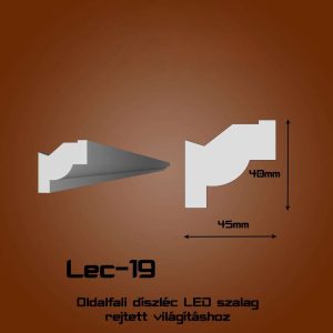 Lec-19 Oldalfali rejtett világítás díszléc