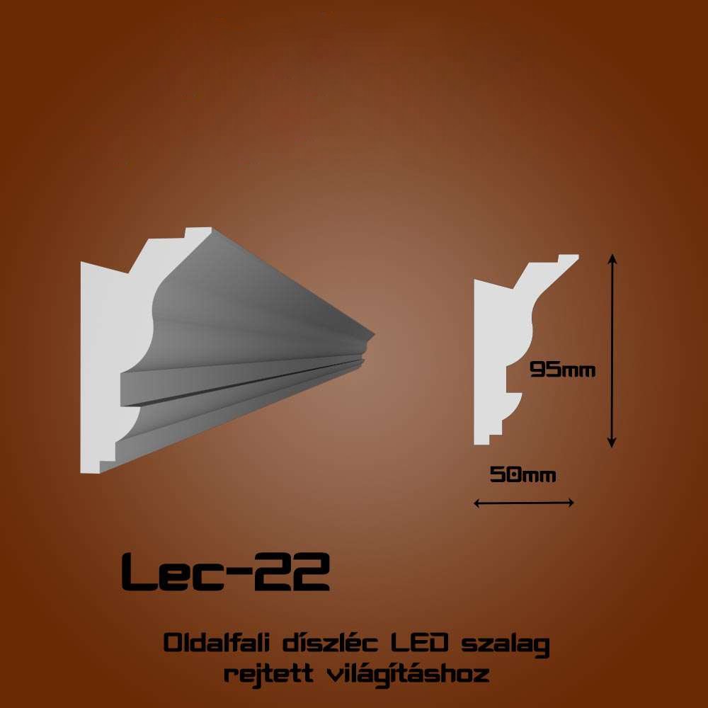 Lec-22 Oldalfali rejtett világítás díszléc