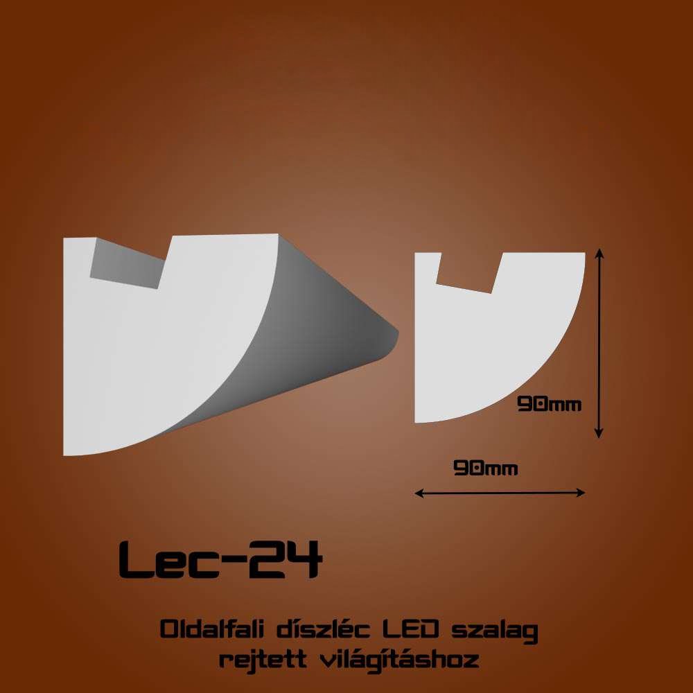 Lec-24 Oldalfali rejtett világítás díszléc