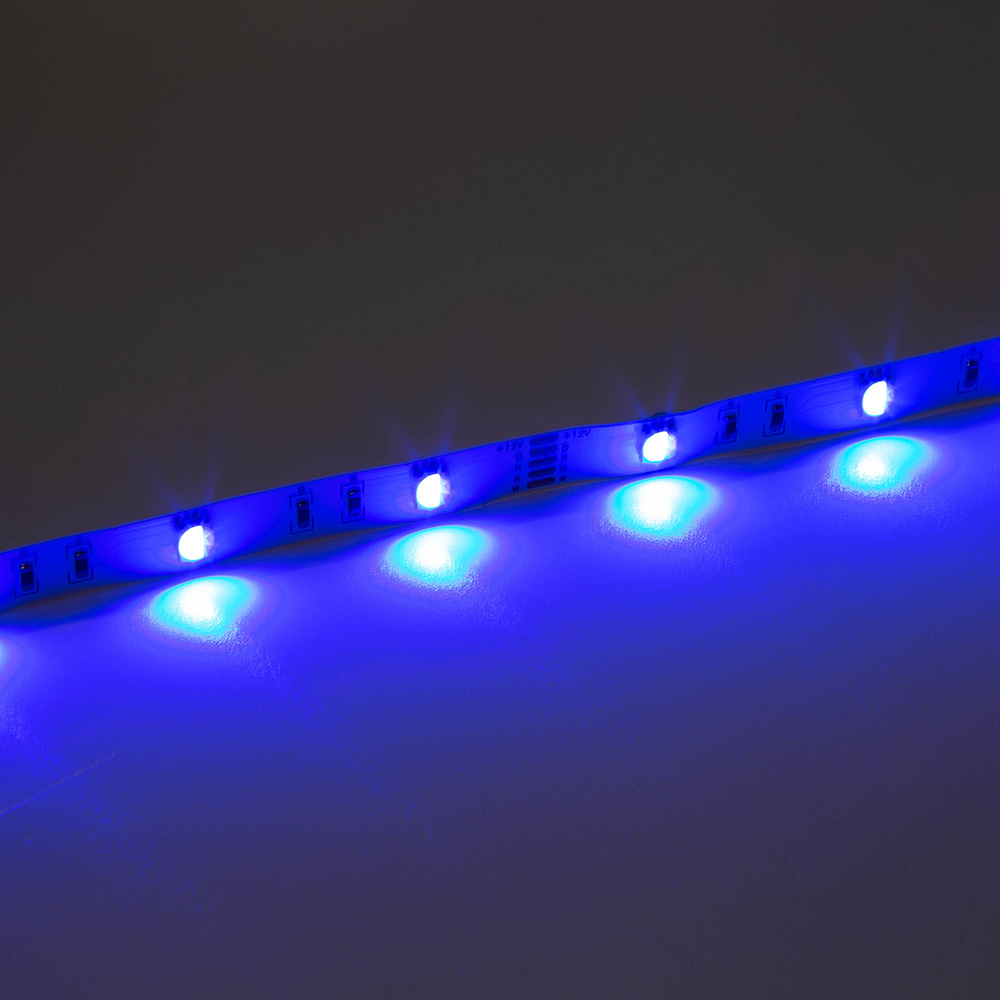 5050-30 Beltéri RGB-W színváltós+meleg fehér SMD LED szalag kék