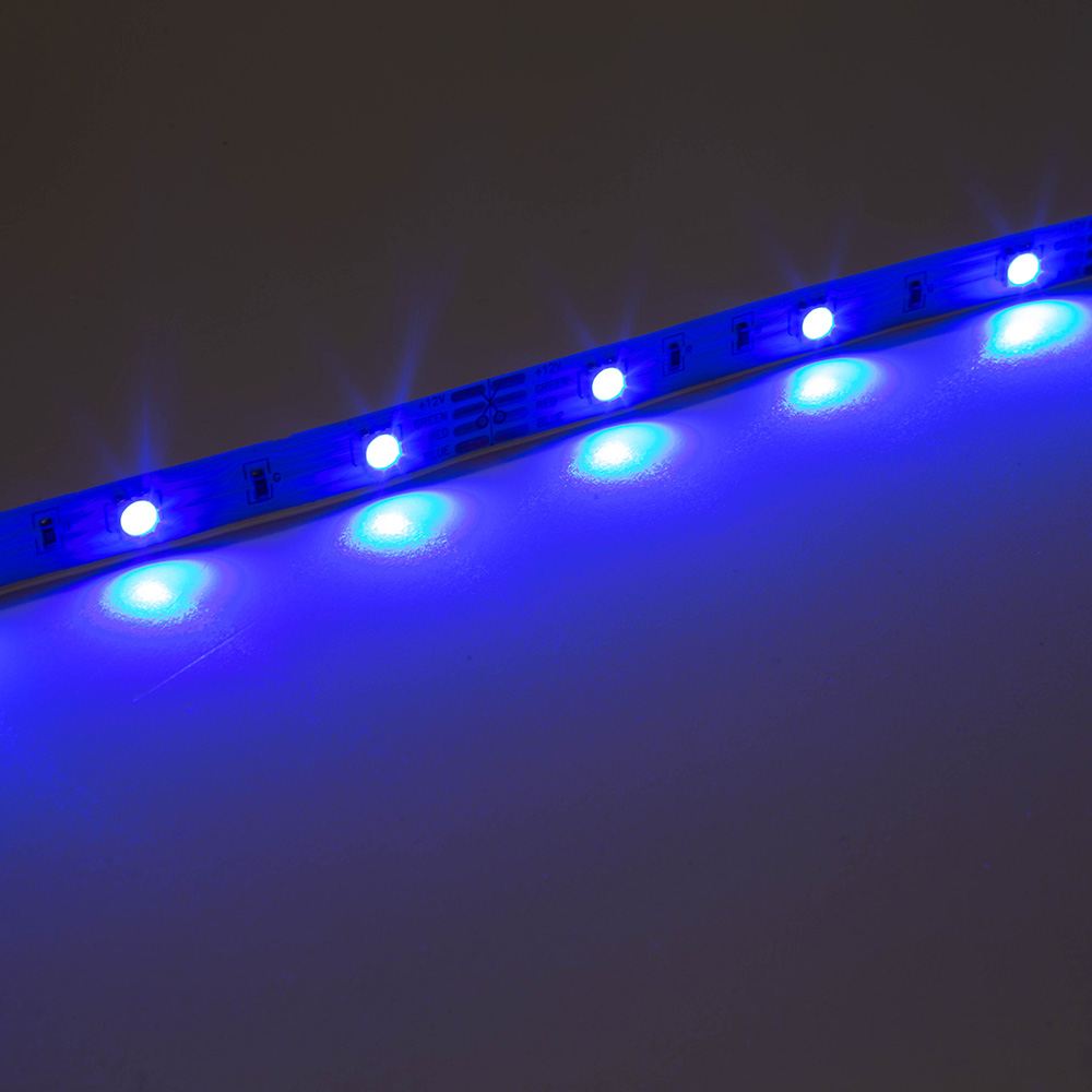 5050-30 Beltéri RGB színváltós SMD LED szalag kék
