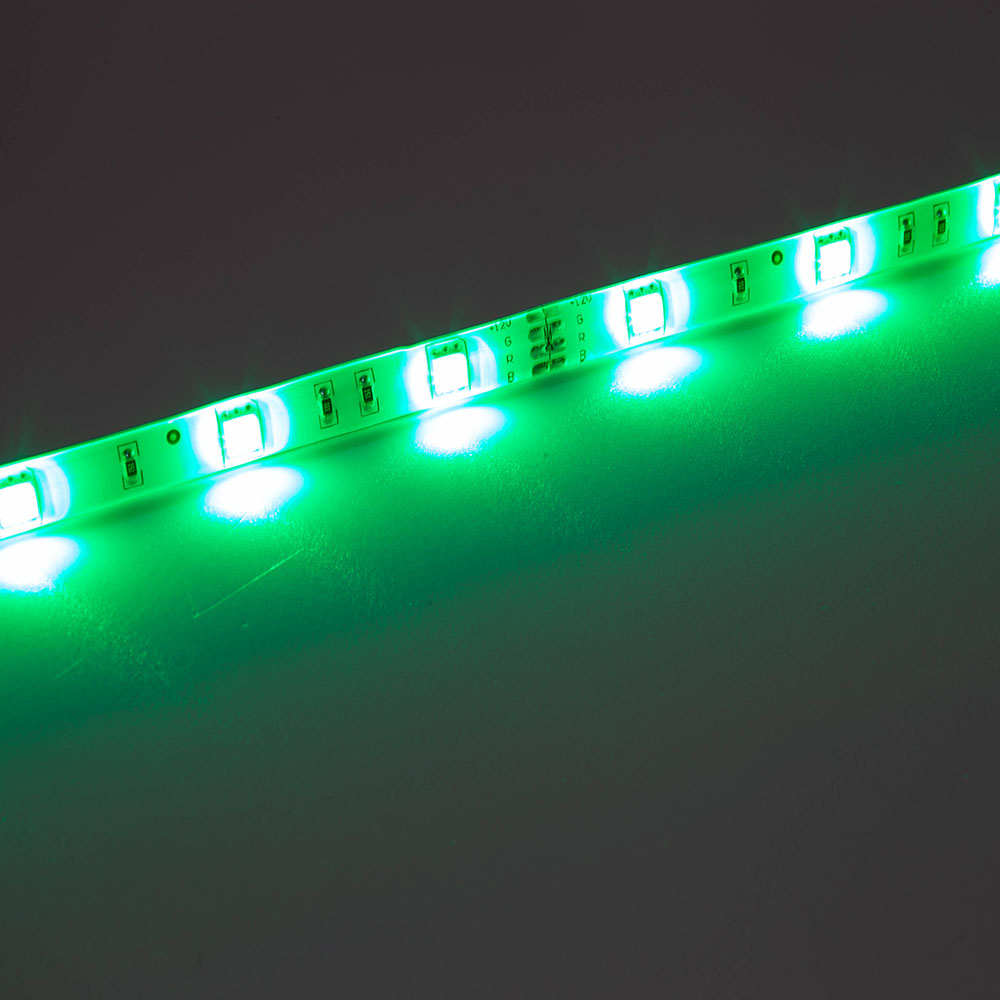 5050-30 Kültéri RGB színváltós SMD LED szalag zöld