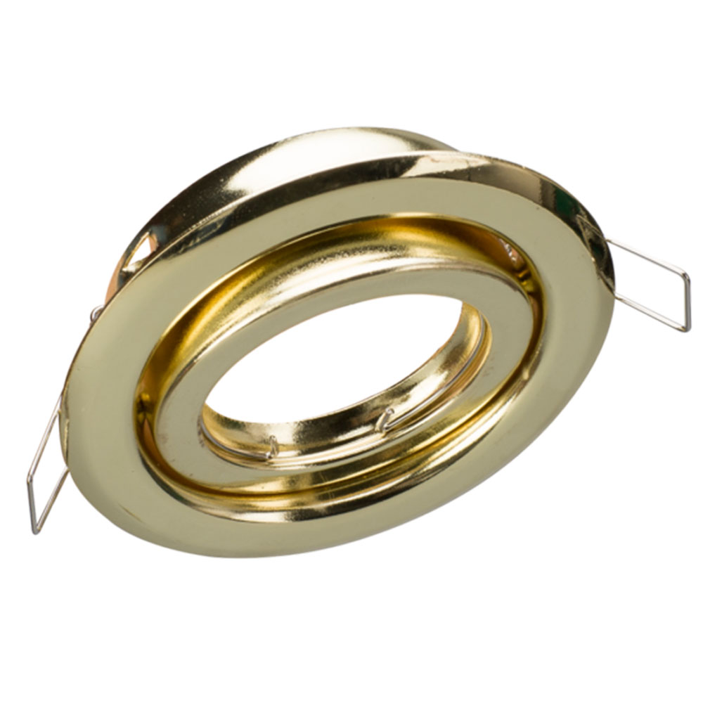 Goldlight billenthető spot keret arany
