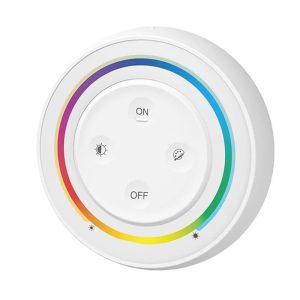 Single kerek RGB+CCT+Dimmer mágneses fali távirányító