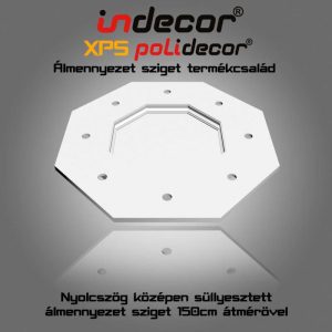 NY-150 150cm-es XPS Nyolcszög álmennyezet sziget